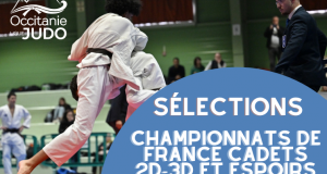 Sélections aux championnats de France Cadets 2D, 3D et Espoirs 2026